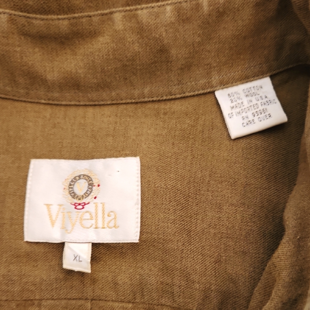 Viyella Olive Green Shirt XL